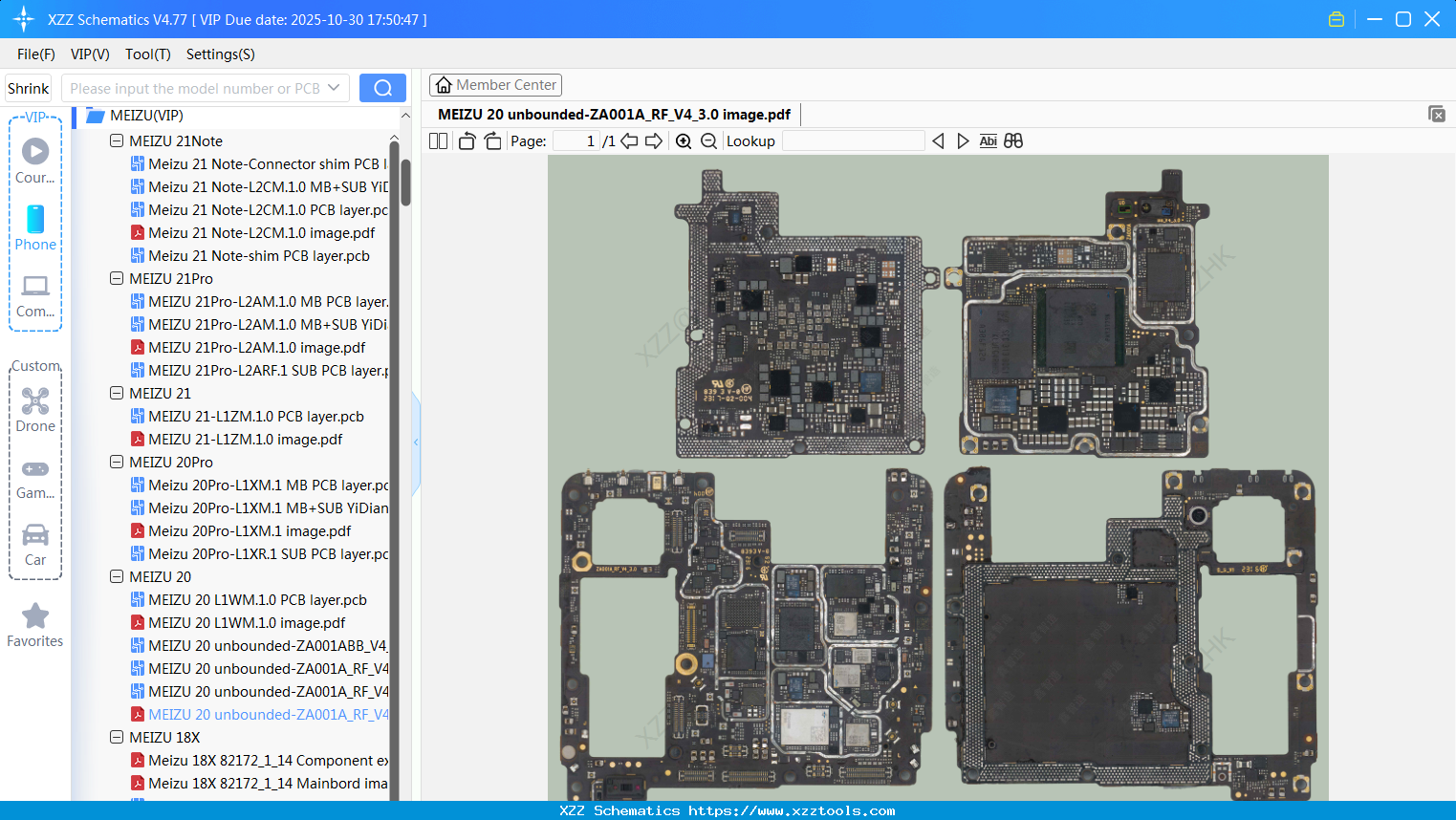 MEIZU 20 Unbounded-ZA001A_RF_V4_3.0 Image